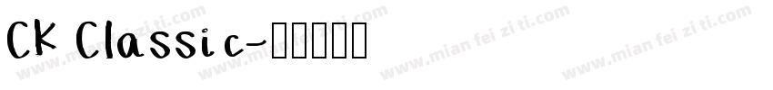CK Classic字体转换